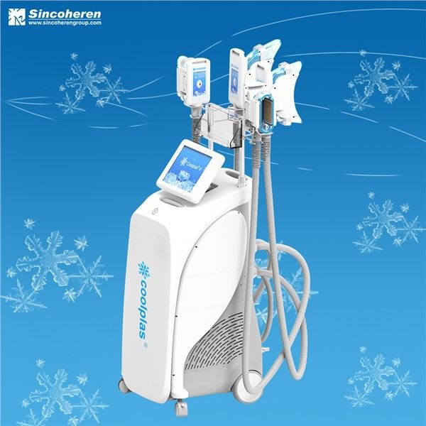 Four handles with double chin coolplas coolsculpting fat freezing and body slimming Cryolipolysis Machine Uk