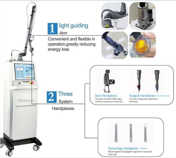 Co2 Rf Vaginal Tightening Rejuvenation Machine 10600 nm Fractional Co2 Laser