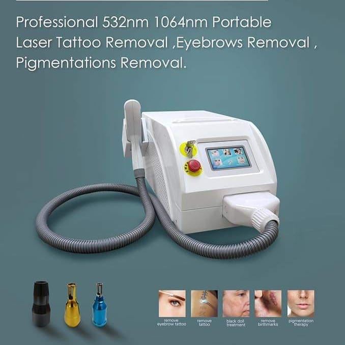 Mini Portable ND YAG Fast Result Tattoo Removal Machine