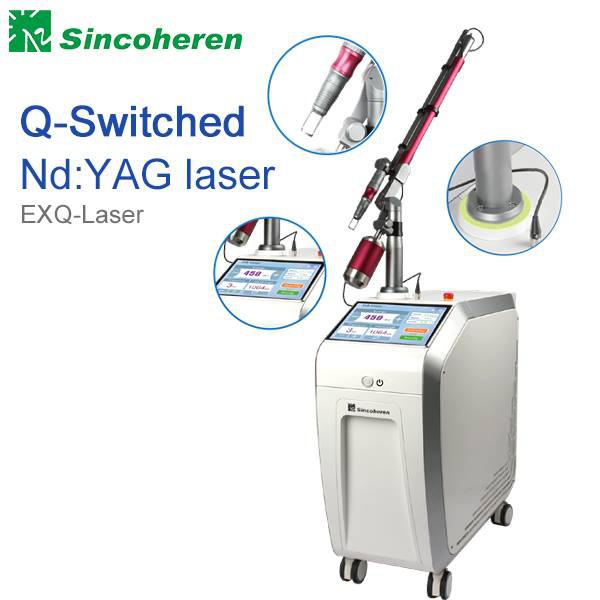 Picosecond 1064 nm 755nm 532nm Tattoo Removal Laser- 5- 8ns High Energy