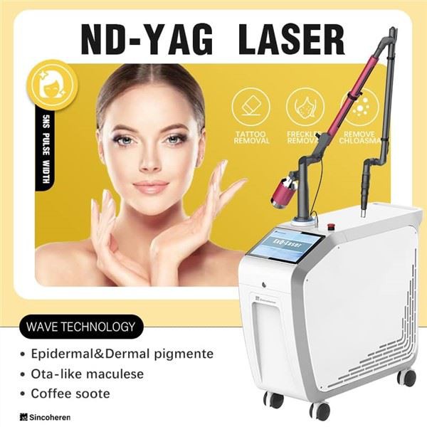Tattoo Removal Laser Nd Yag Machine Short Action Time High-energy Laser Quickly Expands