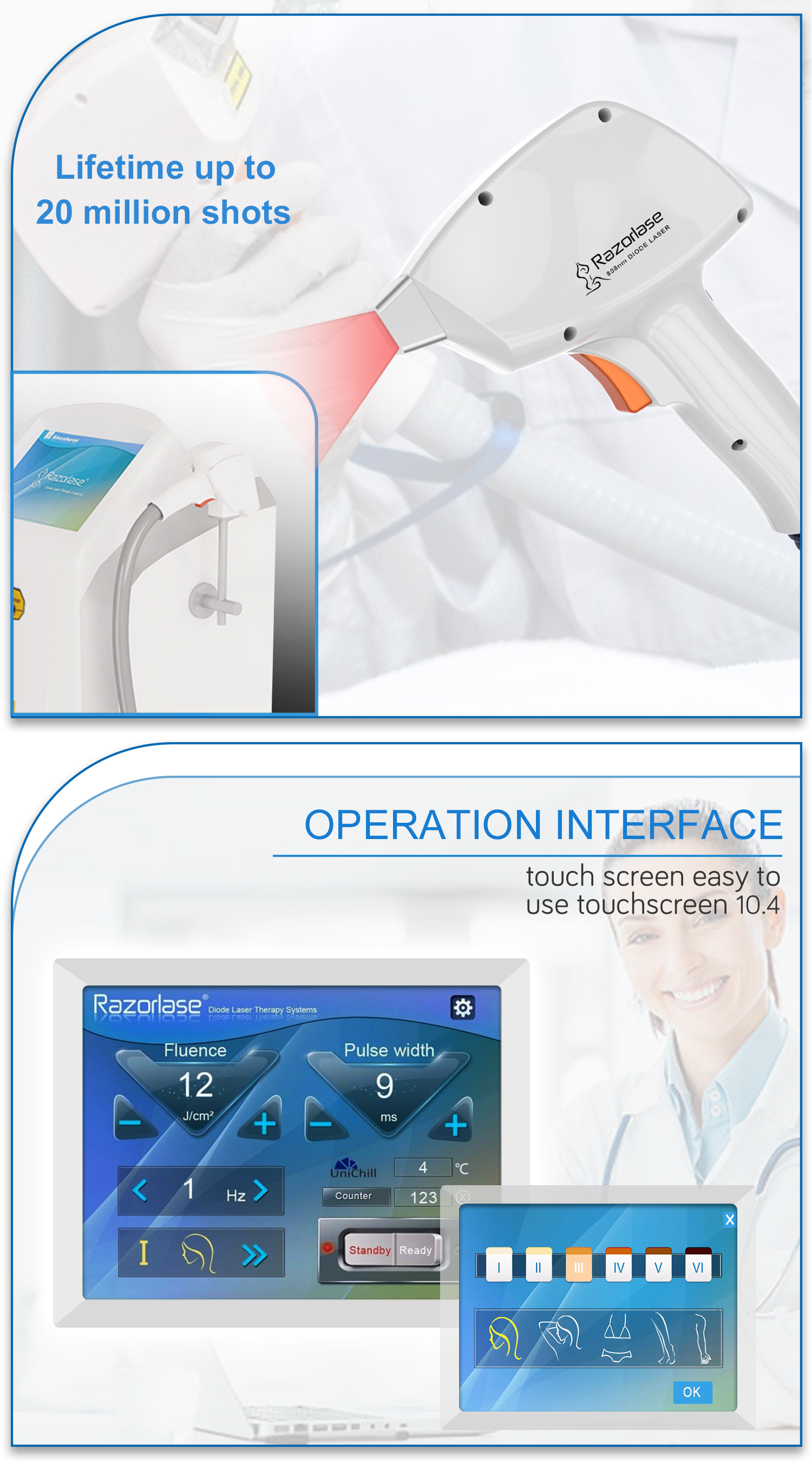 Ice Laser Hair Removal Removal Permanent Body Hair China Machine Ipl High Power Diode Laser