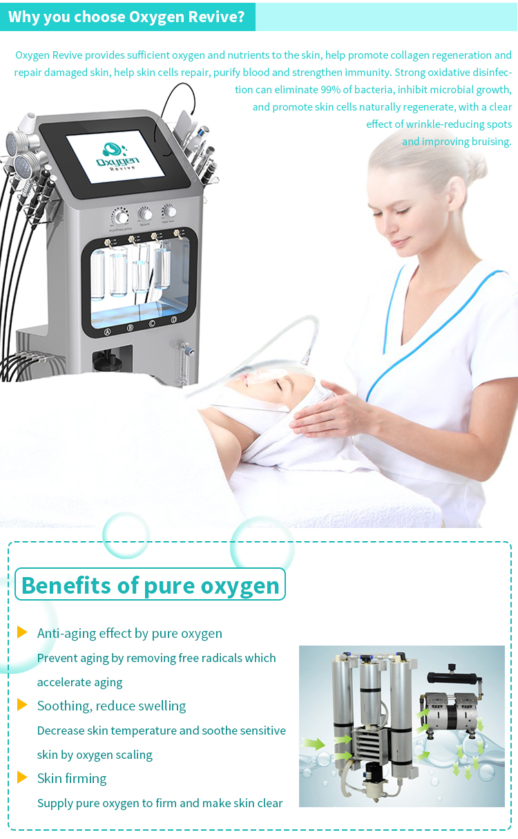 oxygen facial machine with hydrafaical