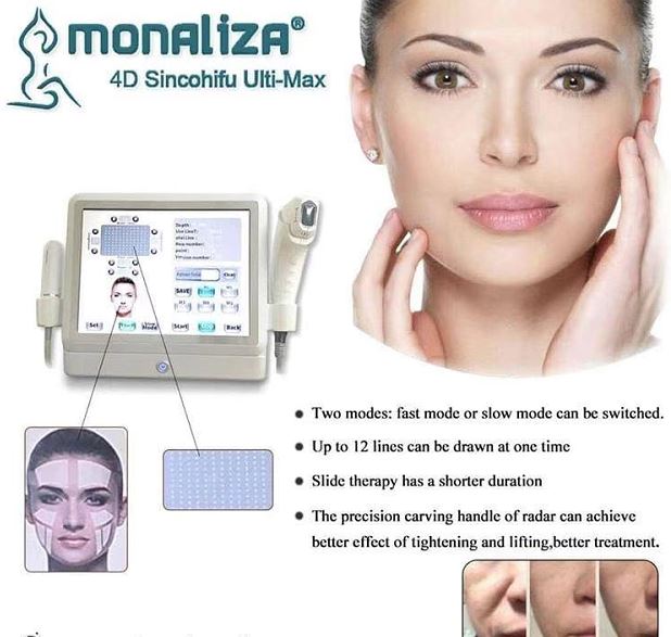 4D HIFU lift the skin