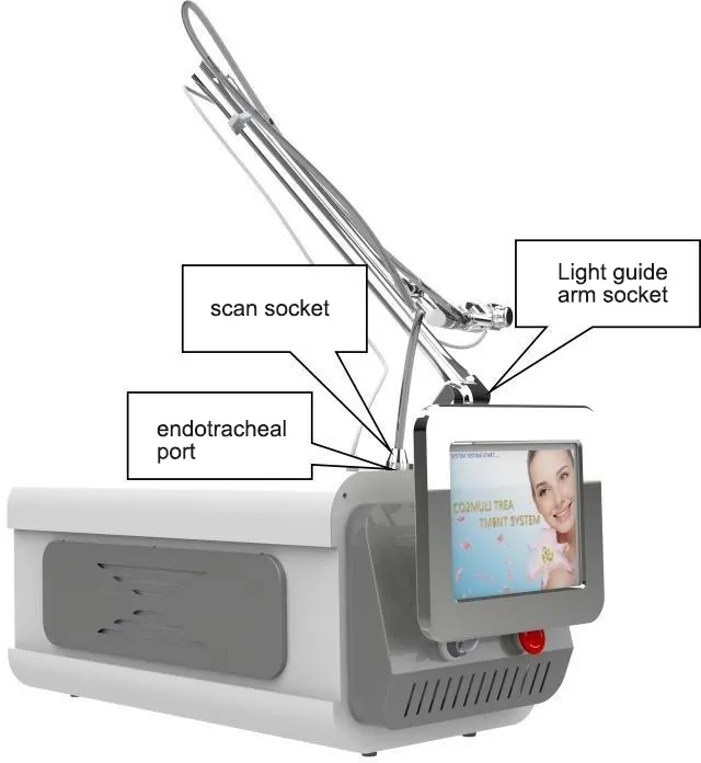 Fractional CO2 Laser Beauty Machine Portable Fraccionado Laser Co2 Skin Whitening Carbon Peeling Scar Removal