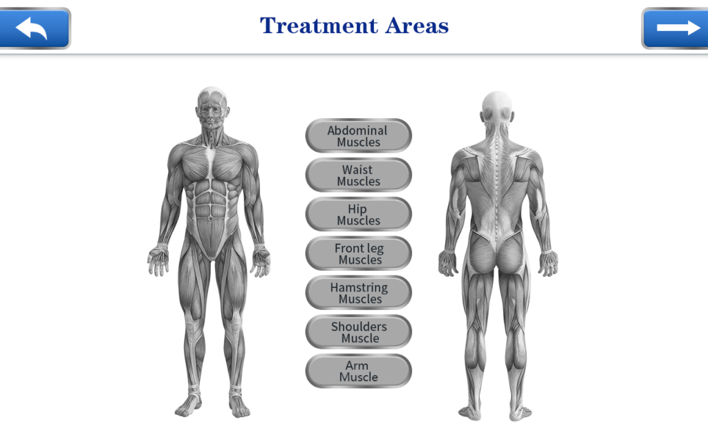 treatment areas