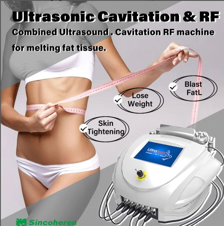 S Shape Cavitation RF Fat Reduction Skin Tightening Machine
