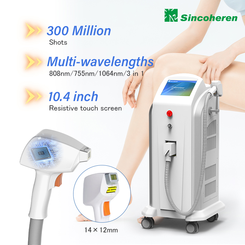 Whole Upgraded 808nm/755nm/1064nm diode laser hair removal machine  Manufacturer and Supplier
